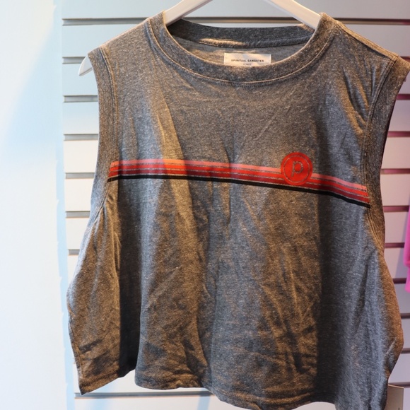 Spiritual Gangster Tops - Crawford Stripe Tank